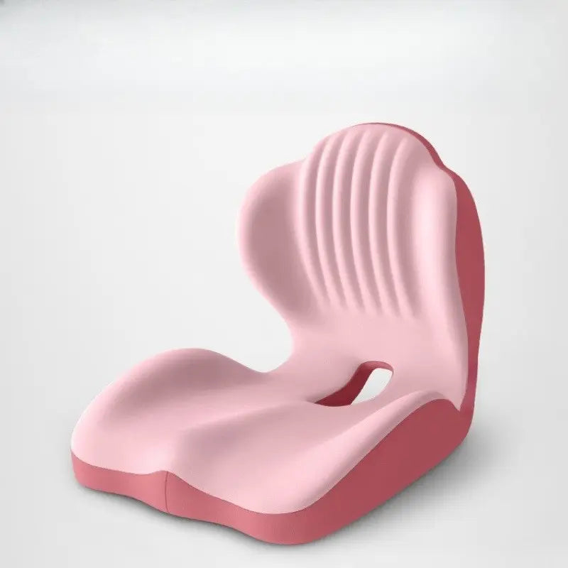 Ergonomic Memory Foam Seat Cushion with Lumbar & Back Support, Relieves Back Pain, Reduces Pressure