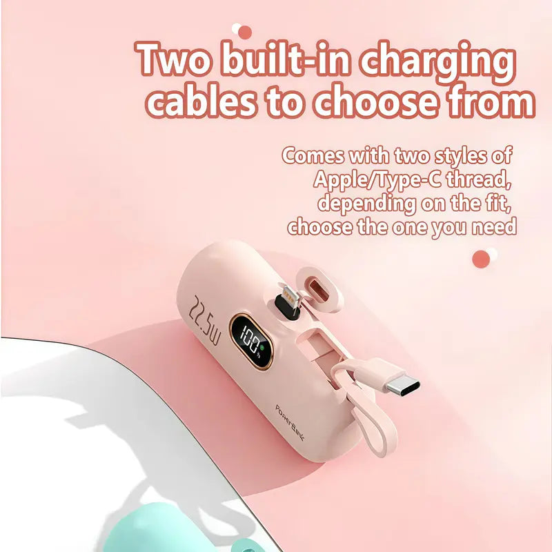 Last Day 49% OFF🔥5000mAh Mini Portable Charger with 22.5W Output