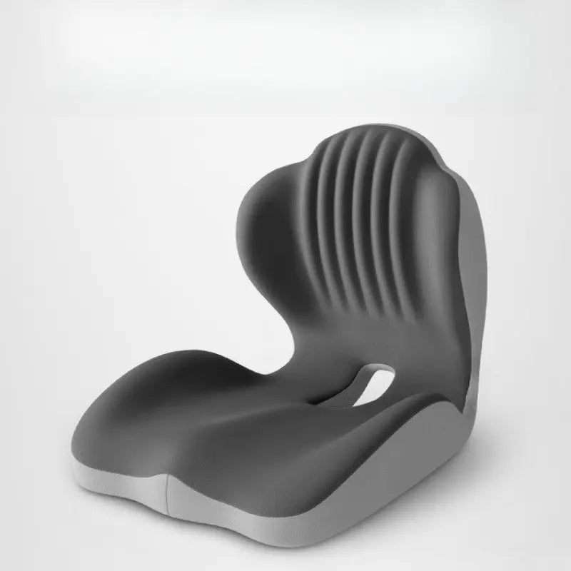 Ergonomic Memory Foam Seat Cushion with Lumbar & Back Support, Relieves Back Pain, Reduces Pressure