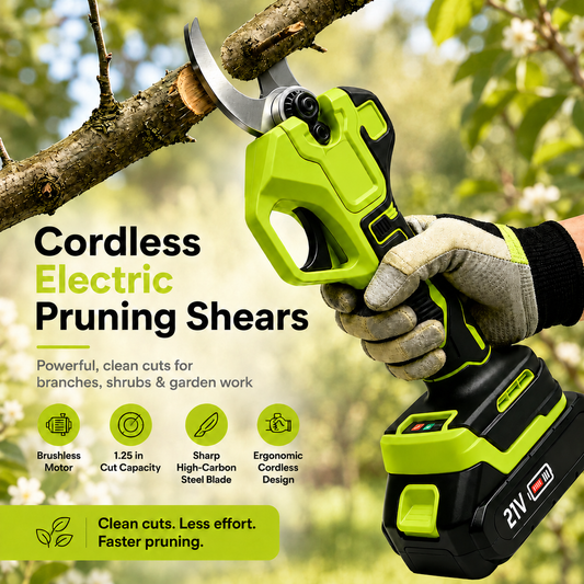 ✂️Cordless Electric Pruning Shears – 1.25" Cutting Capacity