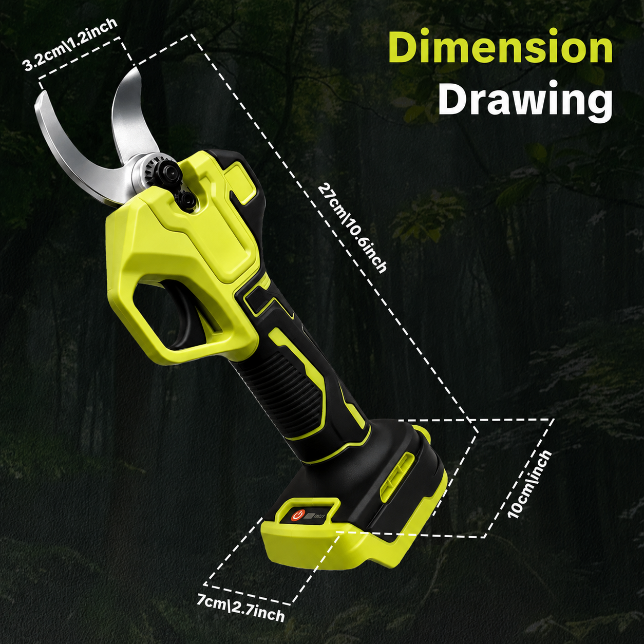 ✂️Cordless Electric Pruning Shears – 1.25" Cutting Capacity