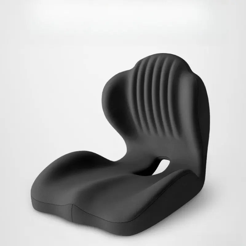 Ergonomic Memory Foam Seat Cushion with Lumbar & Back Support, Relieves Back Pain, Reduces Pressure
