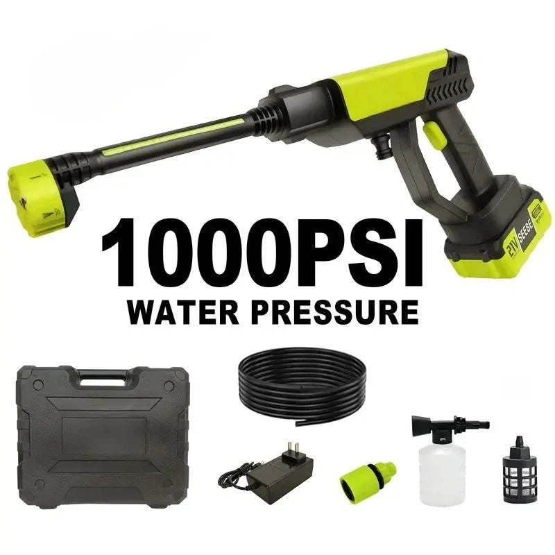 Mroace Cordless Pressure Washer with Portable Bottle and Charger Base