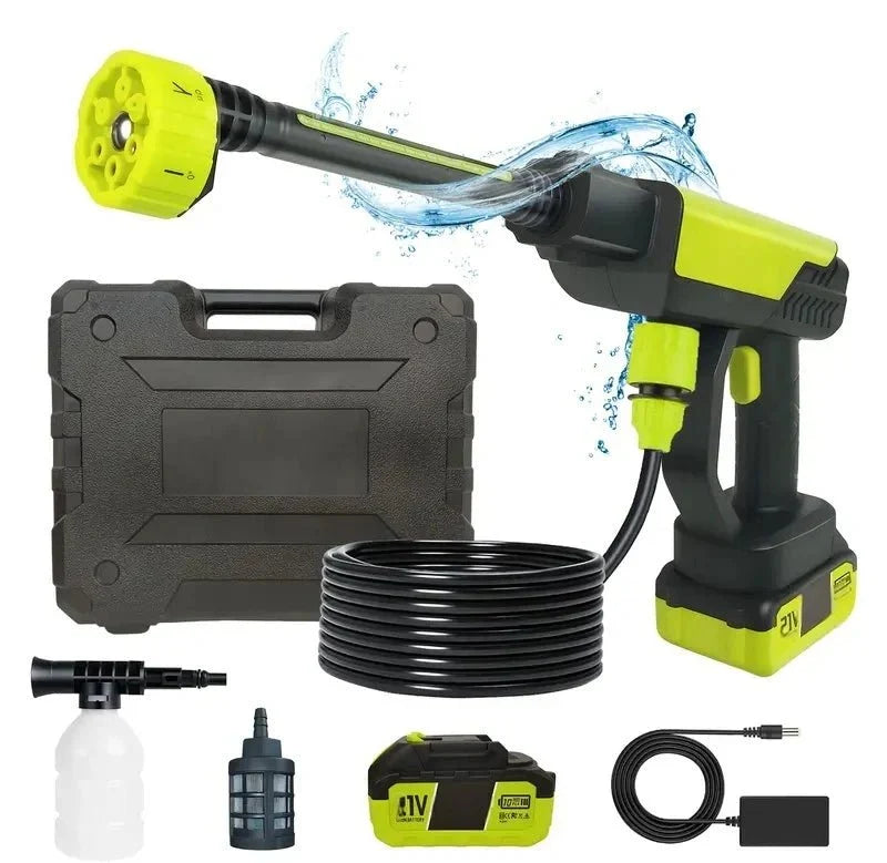 Mroace Cordless Pressure Washer with Portable Bottle and Charger Base