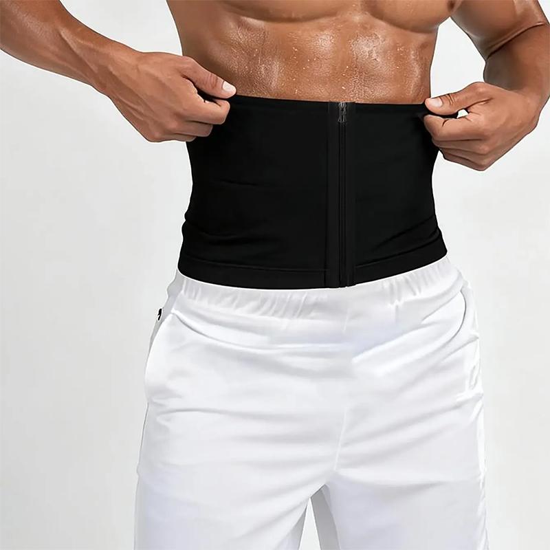 📢📢50% OFF !! ⏰Waist Trainer Trimmer Sweat Belt for Men